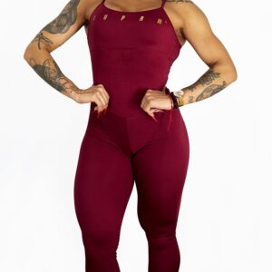Macacão empina vinho marsala | Suprm