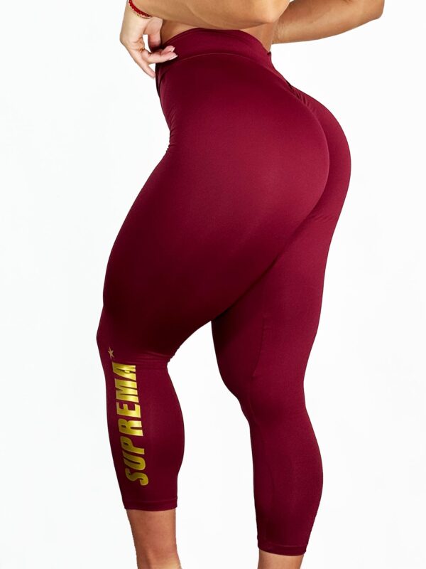 Calça empina vinho marsala | Suprema - Imagem 3