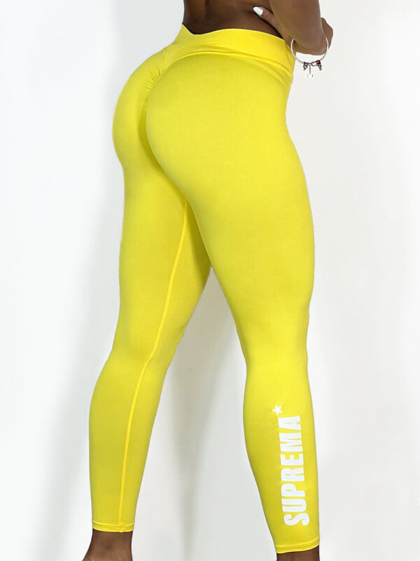 Calça empina amarela | Girassol | Suprema