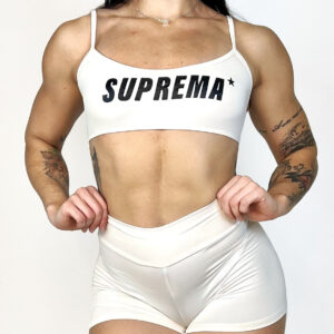 Top alça off white | Suprema