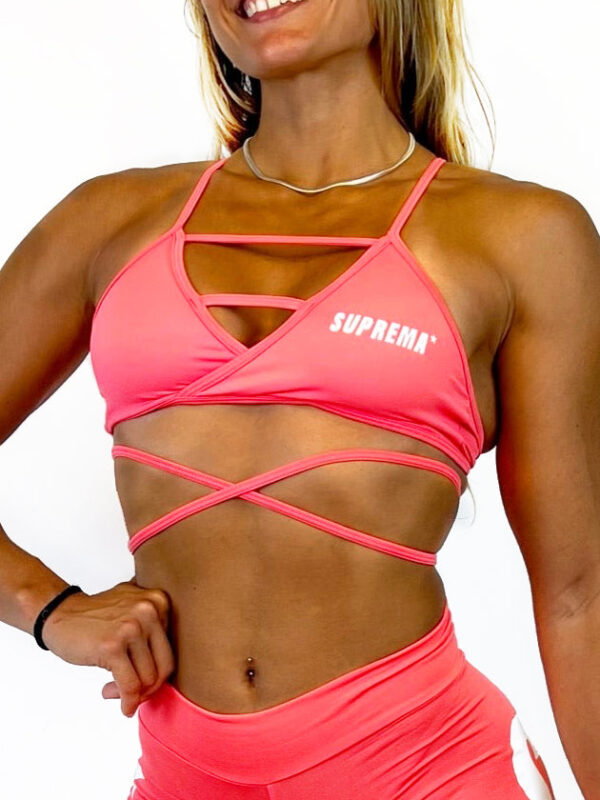 Top trançado coral | Suprema