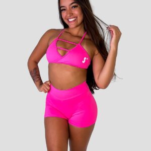 Top trançado rosa chiclete | Supremadrop