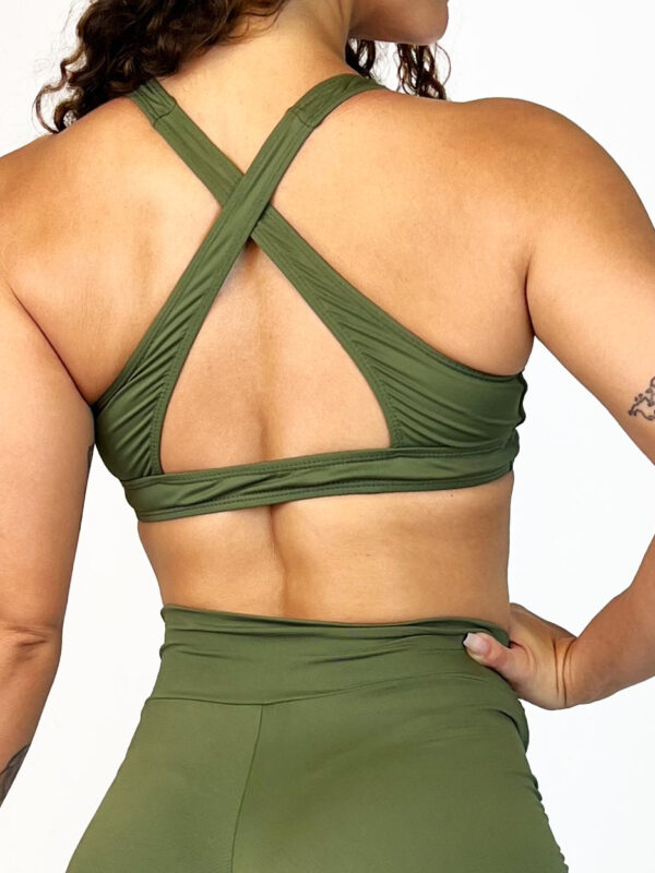 Top cruzado verde militar | Supremadrop - Imagem 2