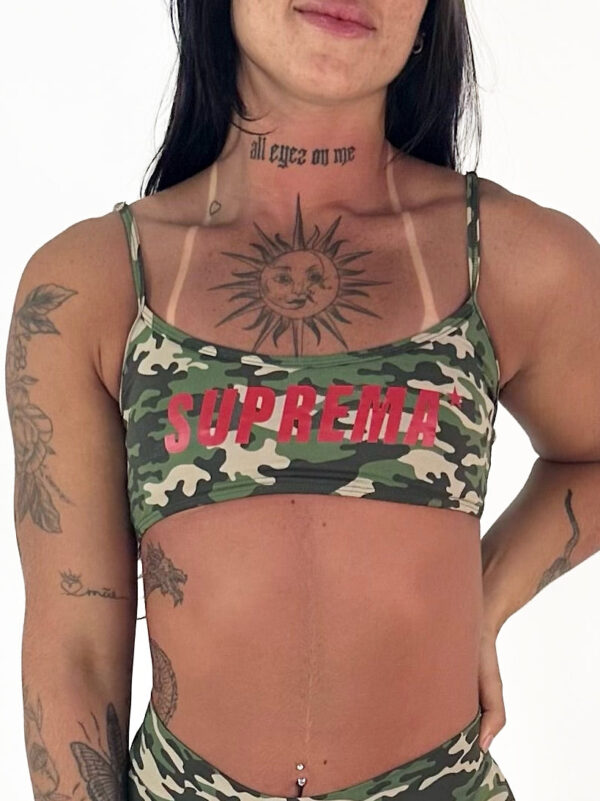 Top alça camuflado Americano | Suprema